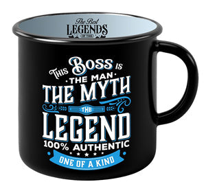 Office mug for boss with bold, confident text