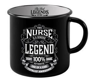 Nurse appreciation mug with crisp, uplifting text