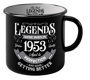 Ceramic mug showing 1953 in a bold minimalist design