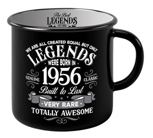 Ceramic mug featuring the year 1956 in bold print