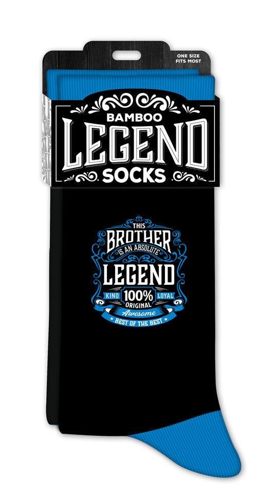 Men’s novelty crew socks for brothers