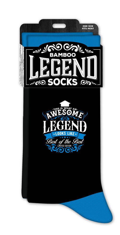 Men’s crew socks with Awesome statement