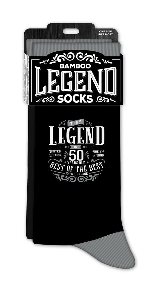 50 Years milestone men’s crew socks