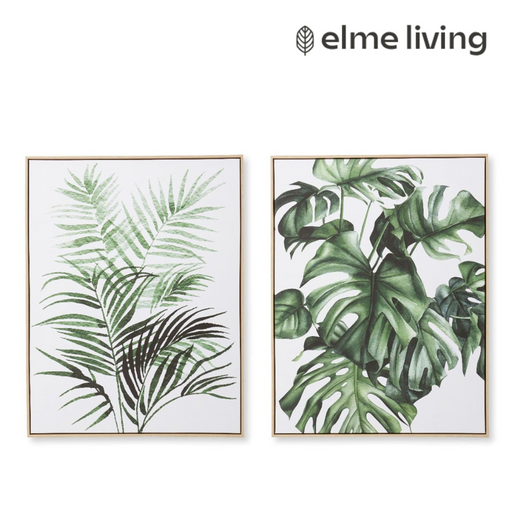 Ronis La Tropical Canvas Wall Art 80x100cm Green Assorted