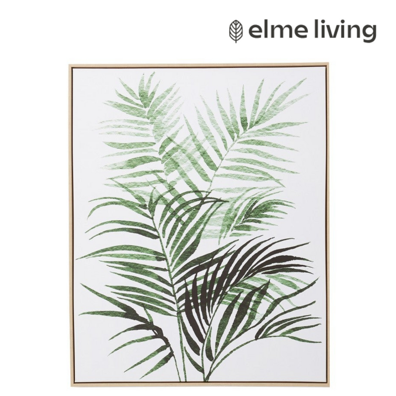 Ronis La Tropical Canvas Wall Art 80x100cm Green Assorted