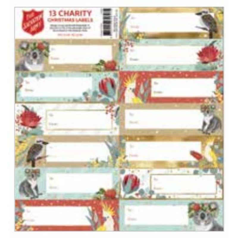 Ronis Label Gift Salvo Australiana 1 Sheet 13 Labels