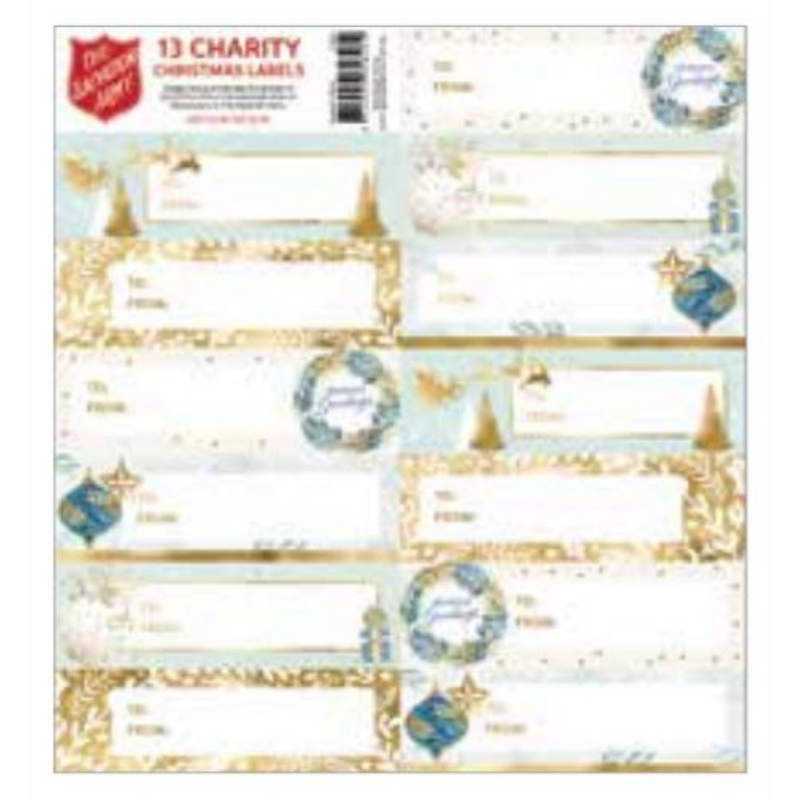 Ronis Label Gift Salvo Formal 1 Sheet 13 Labels