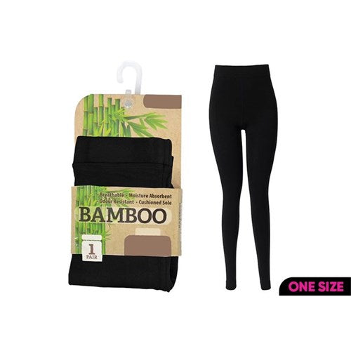 Ladies bamboo leggings with soft breathable stretch fit