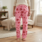 Ladies PJ lounge pants with pockets in assorted Design 4 styles for cosy home comfort. – thumbnail
