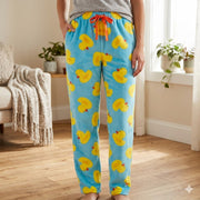Ladies PJ lounge pants with pockets in assorted Design 4 styles for cosy home comfort. – thumbnail