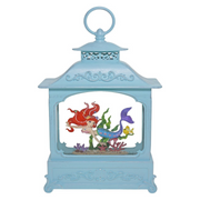 Large Aqua Mermaid Princess Lantern hanging party decoration with under-the-sea theme – thumbnail