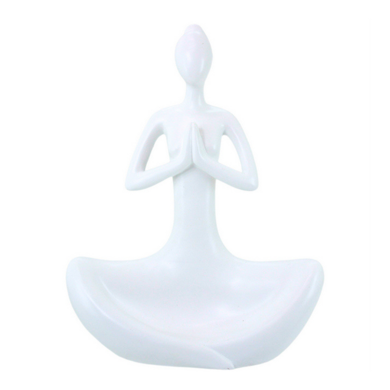 Ronis Large Yoga Lady 24x32 White