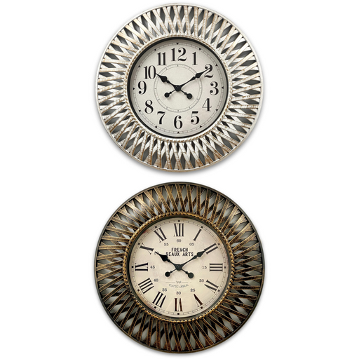 Ronis Large Art Frame Wall Clock 61cm Assorted