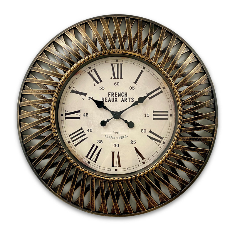 Ronis Large Art Frame Wall Clock 61cm Assorted