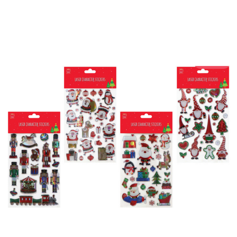 Ronis Laser Character Stickers 17x12cm Assorted