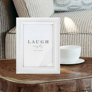 Ronis Laugh Every Day Non Matted Photo Frame 13x18cm Assorted