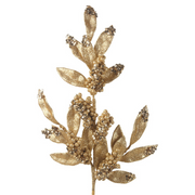 Ronis Laurel Leaf Stem 66cm Gold