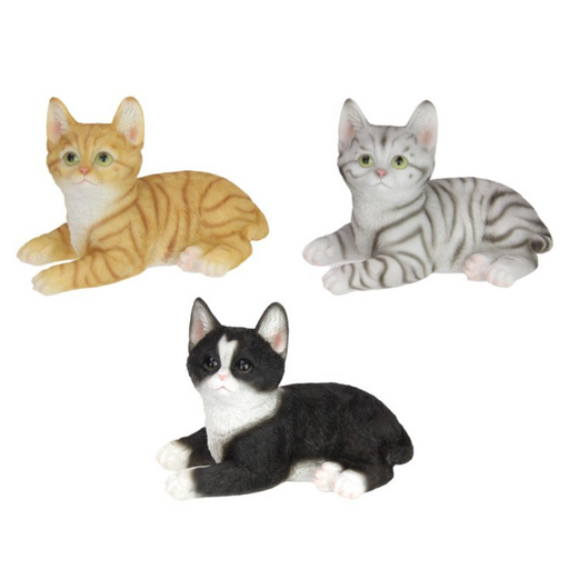 Ronis Laying Cat 18cm Assorted