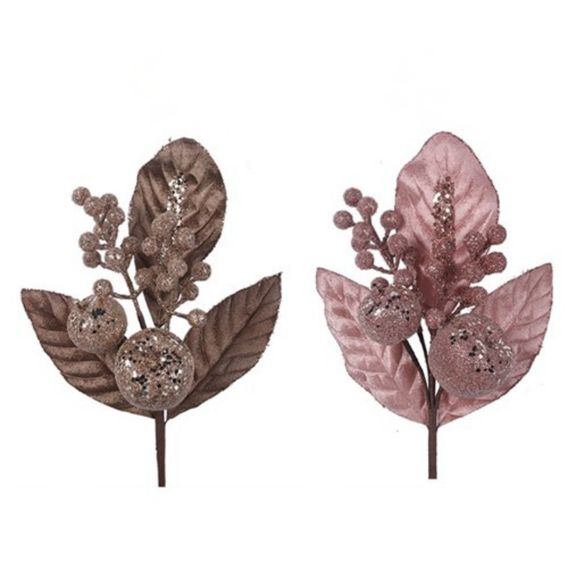 Leaf & Apple Stem 35cm