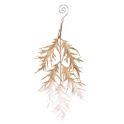 Leaf Tree Ornament 12x26cm for elegant Christmas tree and holiday décor