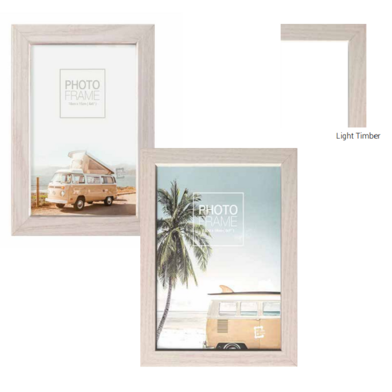 Leah non matted photo frame 10x15cm assorted picture frame for 4x6 photos