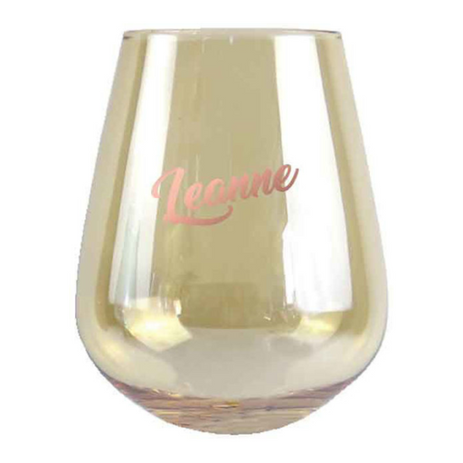 Ronis Leanne Stemless Glass 13cm 600ml 2pk
