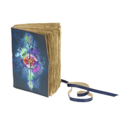 Ronis Leather Printed Leather Journal with Compass Design 18x13cm