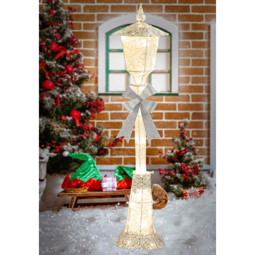 Ronis Led Glitter Street Lamp 120cm Twinkle
