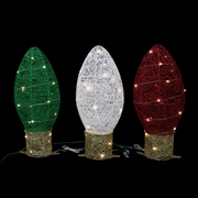 Ronis Led Glitter Thread Lightbulbs 3Pc Flash – thumbnail