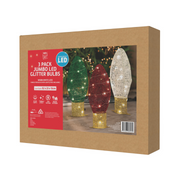 Ronis Led Glitter Thread Lightbulbs 3Pc Flash – thumbnail