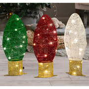 Ronis Led Glitter Thread Lightbulbs 3Pc Flash – thumbnail
