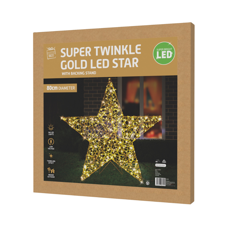 Ronis Led Super-Star Flex Cable 80cm Gold