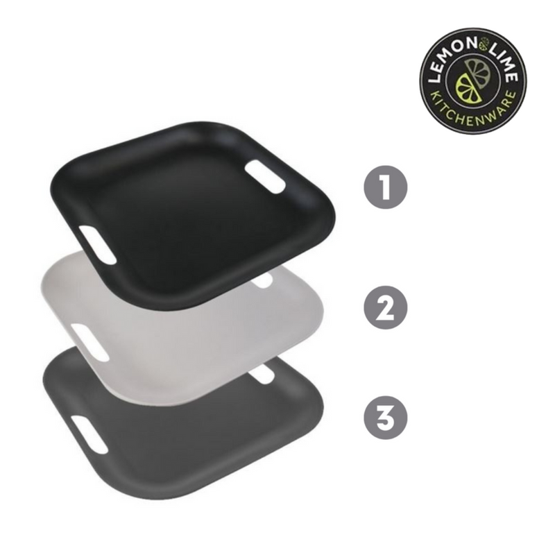 Ronis Lemon & Lime Matte Melamine Platter 3 Asstd