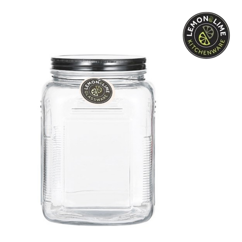 Ronis Lemon and Lime Ascot Glass Jar 2.9L