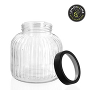 Ronis Lemon and Lime Brooklyn Glass Jar 3L 17.5x17.5x19cm – thumbnail