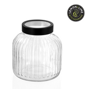 Ronis Lemon and Lime Brooklyn Glass Jar 3L 17.5x17.5x19cm – thumbnail