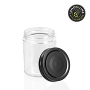Ronis Lemon and Lime Capri Glass Preserve Jar Black Lid 300ml 6pk – thumbnail