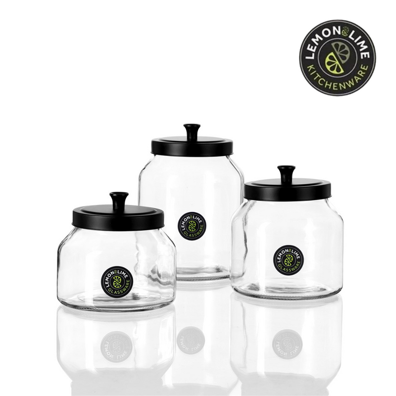 Ronis Lemon and Lime Cosmo Glass Jar 3L