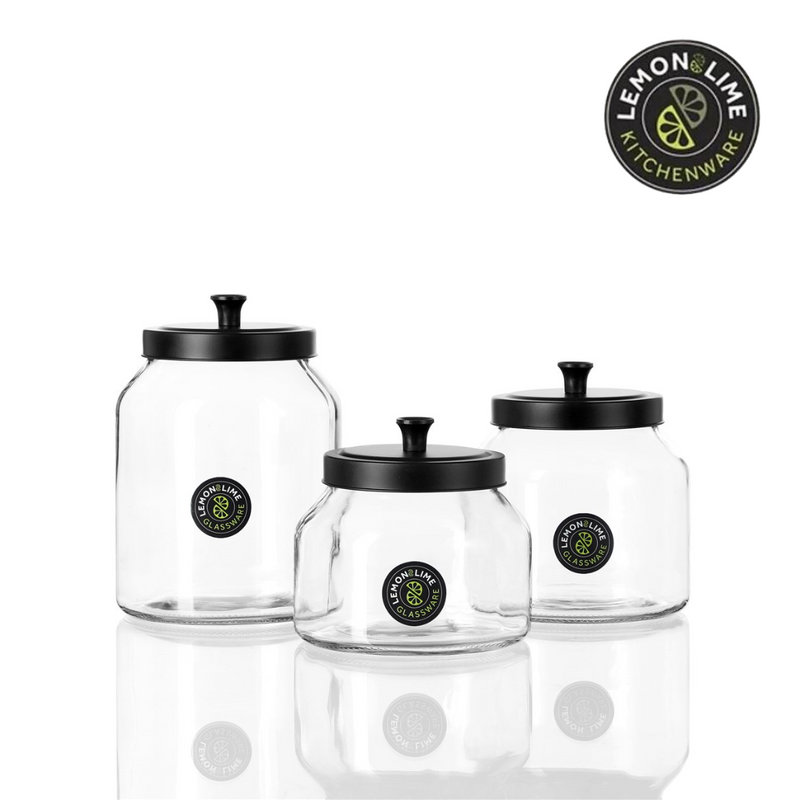 Ronis Lemon and Lime Cosmo Glass Jar 3L