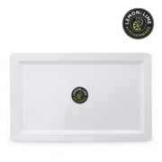 Ronis Lemon and Lime Melamine Serving Tray Large 48.5x30cm White – thumbnail