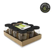 Ronis Lemon and Lime Verona Glass Jar Black Lid 150ml 12pk – thumbnail