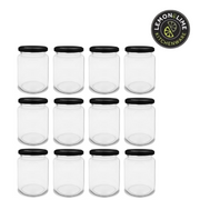 Ronis Lemon and Lime Verona Glass Jar Black Lid 150ml 12pk – thumbnail