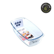 Ronis Lemon and Lime Yorkshire Glass Bakeware Loaf 1.5L 27x14x7cm – thumbnail