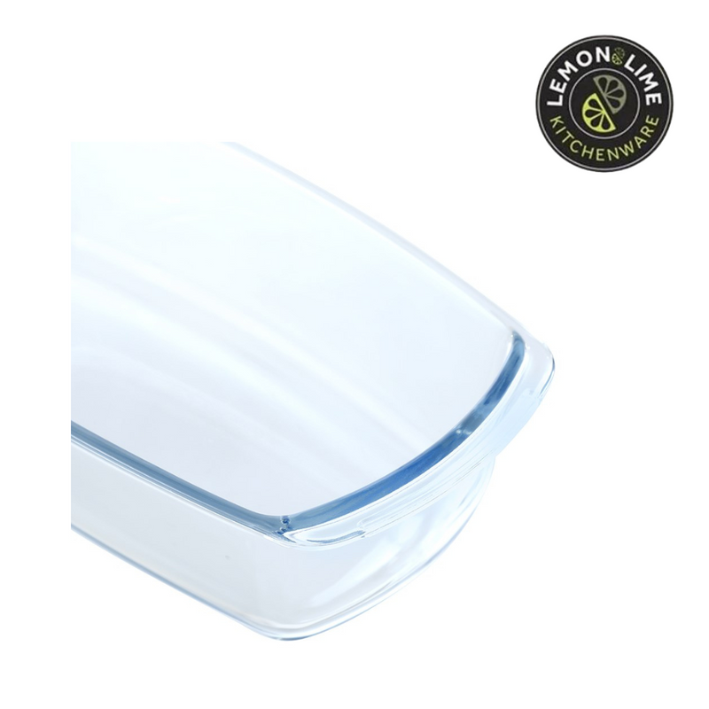Ronis Lemon and Lime Yorkshire Glass Bakeware Loaf 1.5L 27x14x7cm