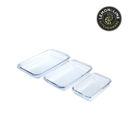 Ronis Lemon and Lime Yorkshire Glass Bakeware Rectangle 3L 39x23.5x5cm – thumbnail