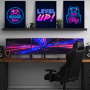 Ronis Level Up Gamer Canvases 30x40cm Assorted