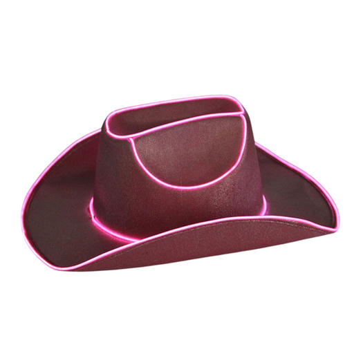 Ronis Light Up Cowgirl Hat Pink