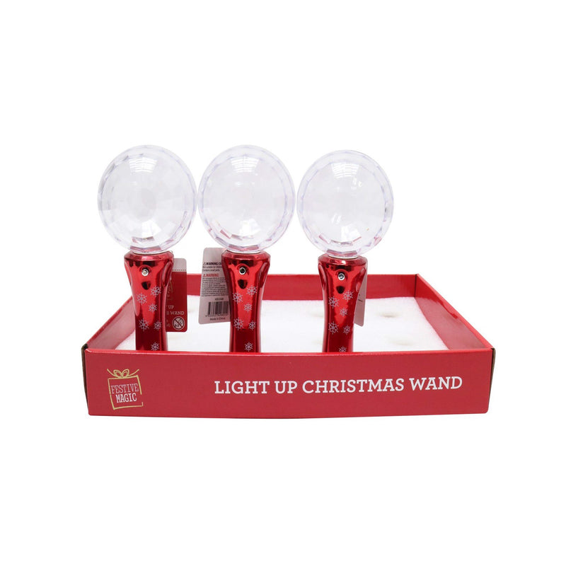 Ronis Light Up Spinning Ball Wand 19cm
