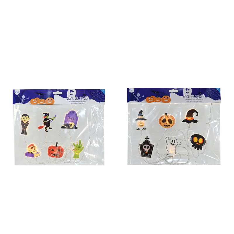 Ronis Light Up Gel Cling Battery Operated 2 Asstd