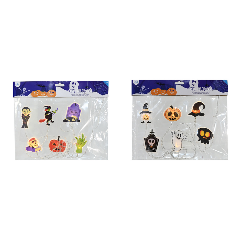 Ronis Light Up Gel Cling Battery Operated 2 Asstd